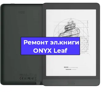 Ремонт электронной книги ONYX Leaf в Самаре